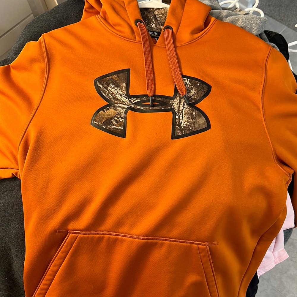 Orange Camo Hoodie